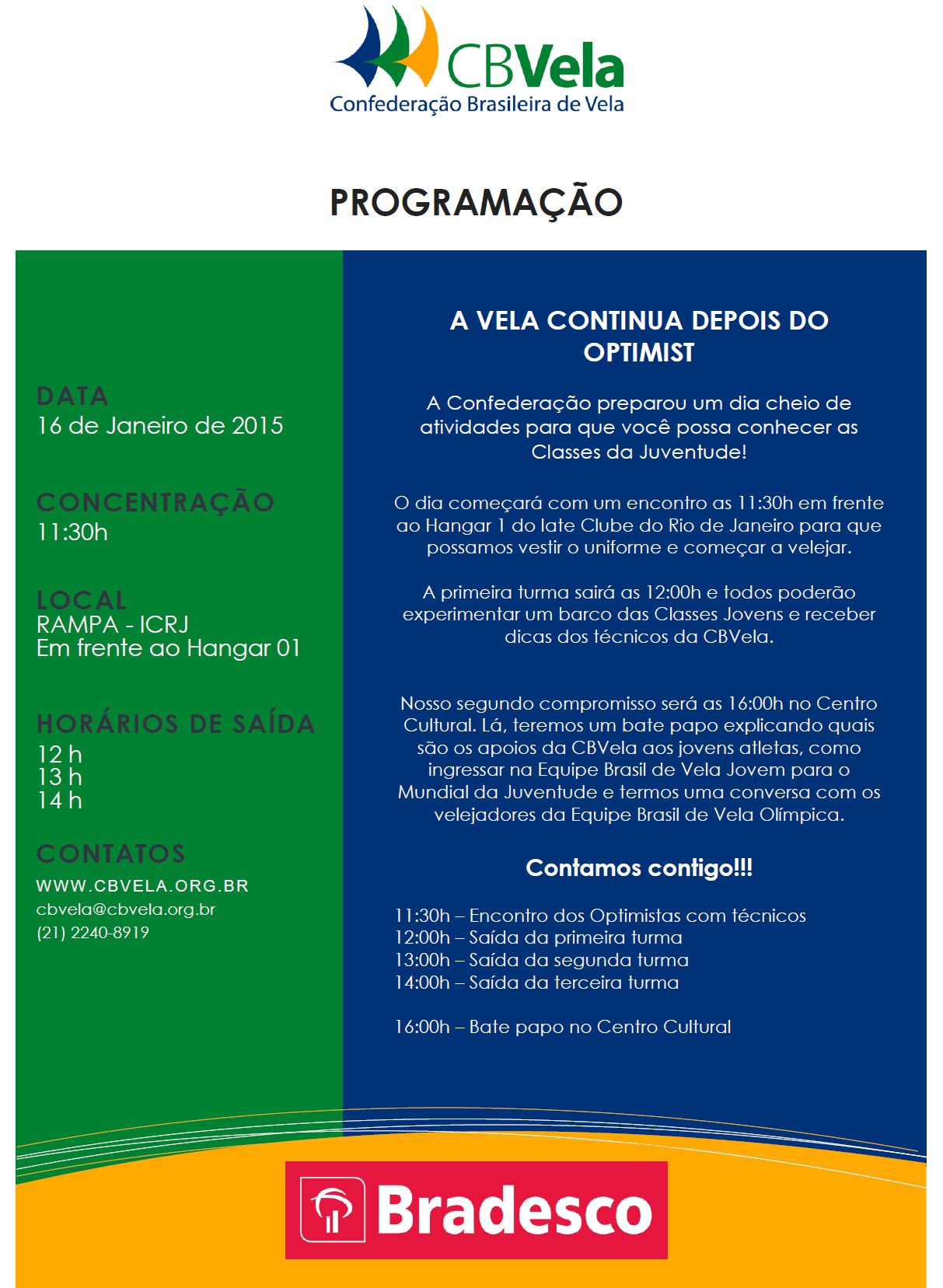 Brasiliero de Optimist 2015 - Conhecendo Novas Velas com a CBVela | Federação Náutica de Brasília 
