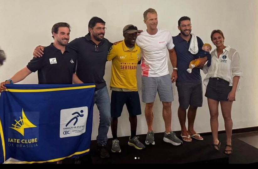 Felipe Rondina no pódio para o ICB na Taça Octanorm